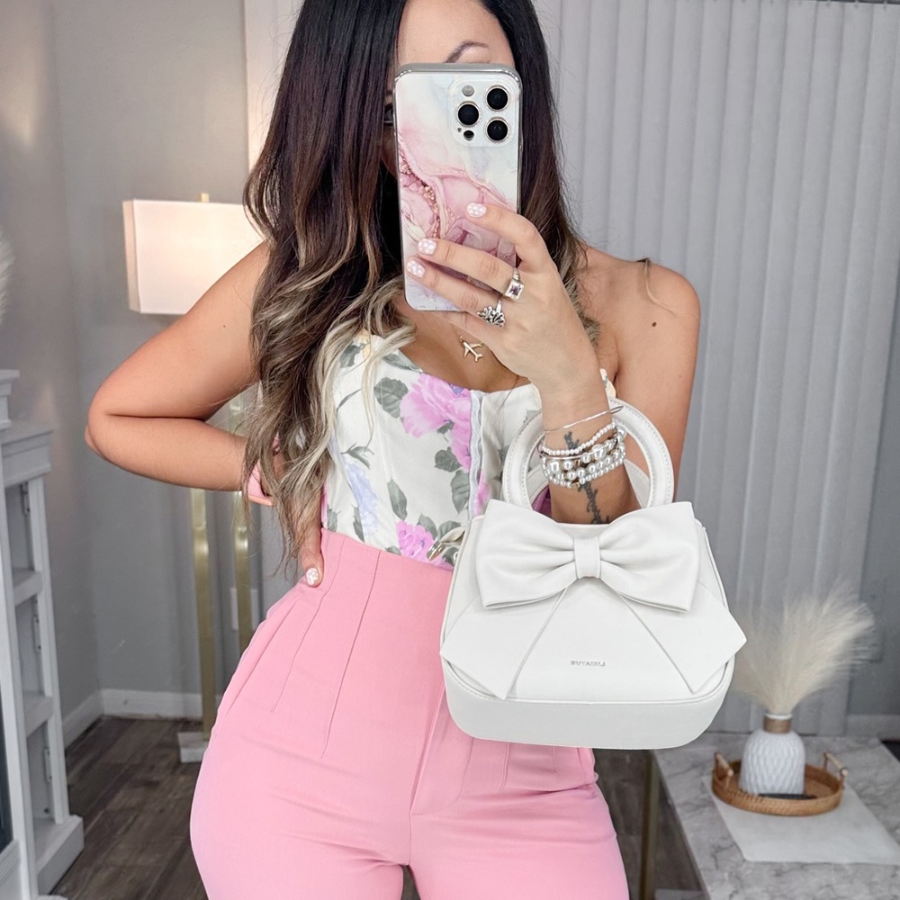 Zara floral corset top